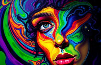 Trippy Face Wallpaper