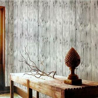 Wallpaper With Faux Wood Grain Pattern Wall Mural Roll