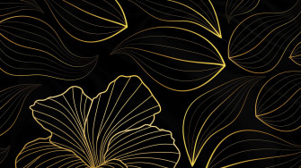 Black And Gold Desktop Wallpaper