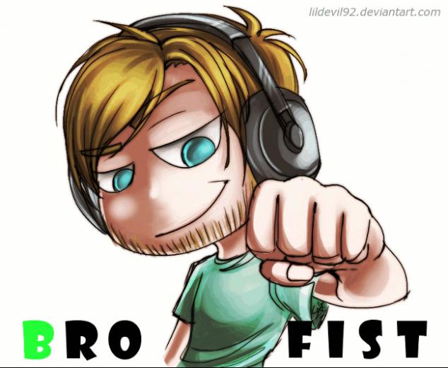 Pewdie Bro Fist By Darklitria