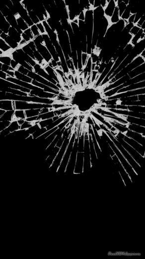 Broken iPhone Screen Cracked