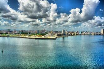 Wallpaper Cuba Havana Embankment KHDr Desktop