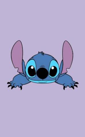 Cute Stitch Purple Wallpaper