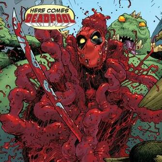 Deadpool iPad Wallpaper Laser Time