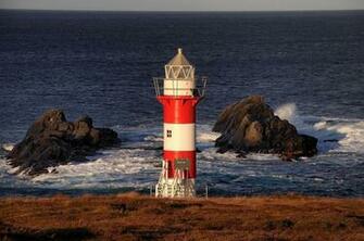 Wallpaper Green Point Lighthouse Port De Grave Newfoundland And