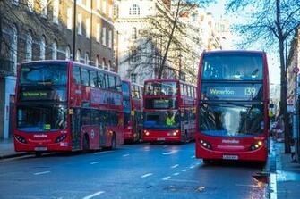 4k 5k Wallpaper Double Decker Bus In London