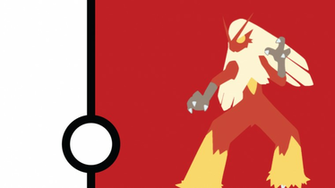Blaziken Minimalist Wallpaper Desktop And Mobile
