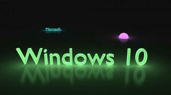 Windows Glowing Green Wallpaper Hintergr Nde Id