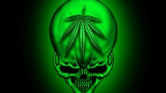Trippy Weed Background Wallpaper HD