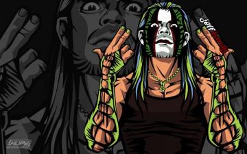Jeff Hardy Cartoon Wwe The Boyz