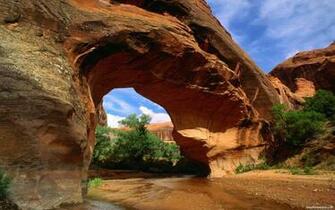 Coyote Natural Bridge Utah Wallpaper