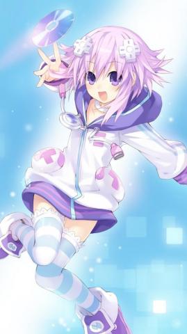 Pink Hair Anime Girl Happy Disc iPhone 6s Plus