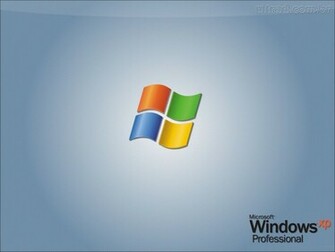 Papel De Parede Microsoft Windows Xp Professional Logo