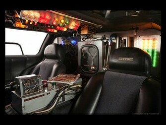 Delorean Time Machine By Team Timecar Interior