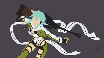 Request Sao Ggo Sinon By Krukmeister Watch Fan Art Wallpaper Movies Tv