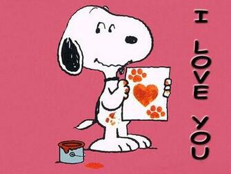 Beautiful Cartoon Wallpaper Pink Snoopy World