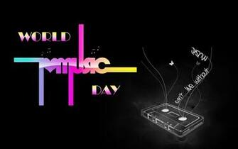 Happy World Music Day Cassette HD Wallpaper Photo