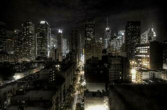 Description New York City At Night HDr Jpg