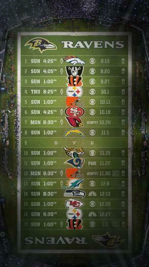 Nfl Schedule Wallpaper Of Nflrt