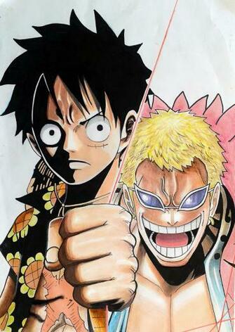 Luffy Vs Doflamingo By Idusmartius