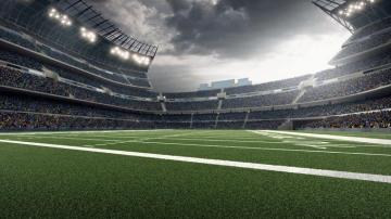American Football Stadium Windows Spotlight Image