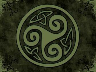 Celtic Symbol Wallpaper In Sage By Skandyl