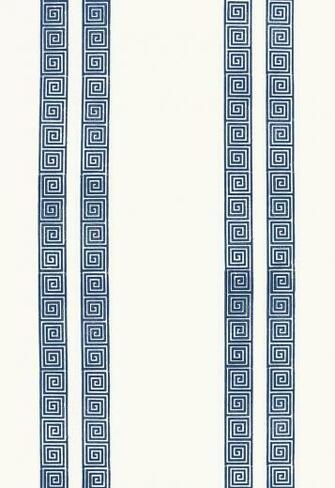 Greek Key Stripe Wallpaper Option Nursery