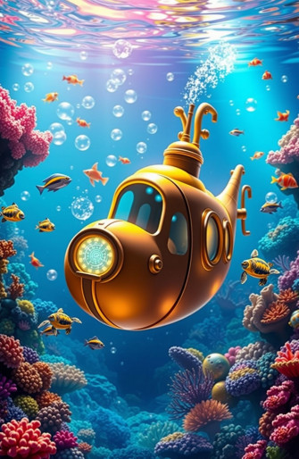 Disney Nautilus Submarine Wallpaper
