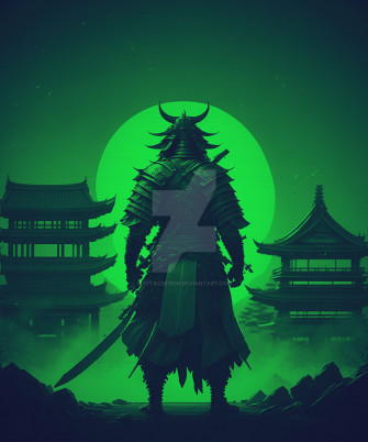 Japanese Sword Japan Temple Warrior Samurai By Sytacdesign