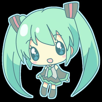 Hatsune Miku Chibi Render By Melody Artbymelody
