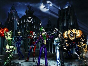 Arkham Villains Wallpaper By Ethae