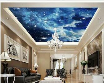Sky Backdrop Star Ceiling 3d Mural Wallpaper Jpg