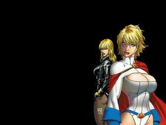 Wonder Woman Zatanna Catwoman Black Widow And Power Girl Rainpow