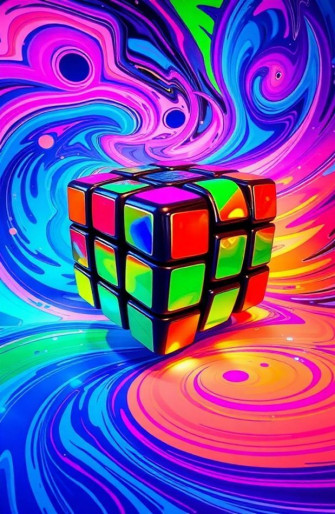 3d Wallpaper Rubix Cube