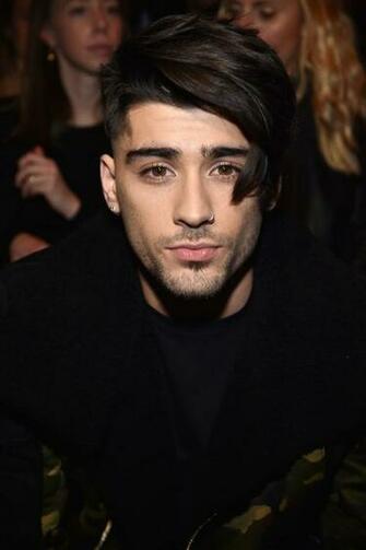 Zayn Malik Photos Balmain Front Row Paris