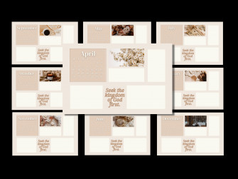 Desktop Wallpaper Calendar And Folder Icons Neutral Aesthetic