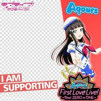 Aqours Fll Frame Dia Kurosawa Anime Girl