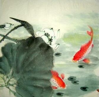 Koi Kuniyoshi Carp And Ohara Koson