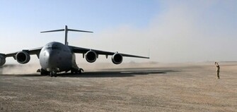 Boeing C Globemaster Iii Aircraft Airlifter Scene Desert Raaf Air