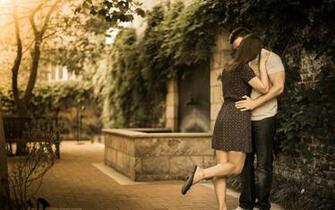 Couple Kissing Wallpaper For Desktop And Mobile HD