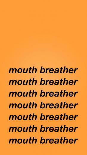 Mouth Breather iPhone Wallpaper In