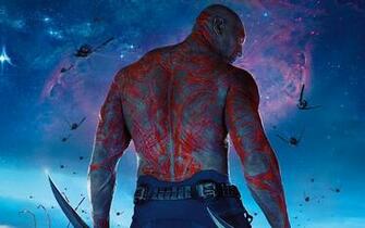 Wallpaper Guardians Of The Galaxy Men Drax Destroyer Human Back