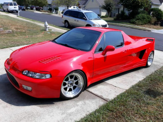 Honda Civic Del Sol Mashup Dresses Like A Hypercar Thanks To Wide