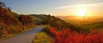 Wallpaper Road Fall Move Rotate Upland