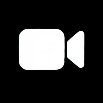 Facetime Black Icon App iPhone Wallpaper