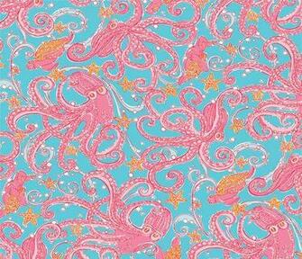 Aquarium Limited Edition Lilly Pulitzer Print Octopus