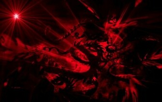 Abstract Wallpaper Black Red And