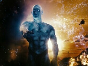 Dr Manhattan Watchmen Destruction War Wallpaper Hq