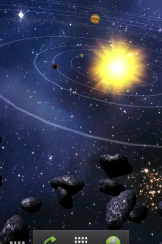 Asteroid Belt Live Wallpaper