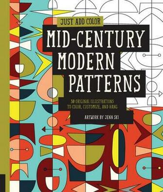 Just Add Color Mid Century Modern Patterns Art By Topic